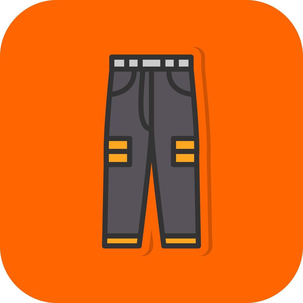 diseño de icono de vector de pantalones