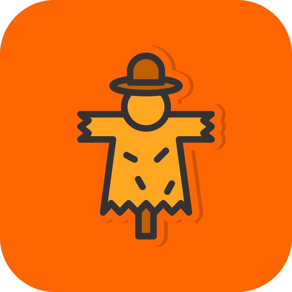 Scarecrow Vector Icon Design