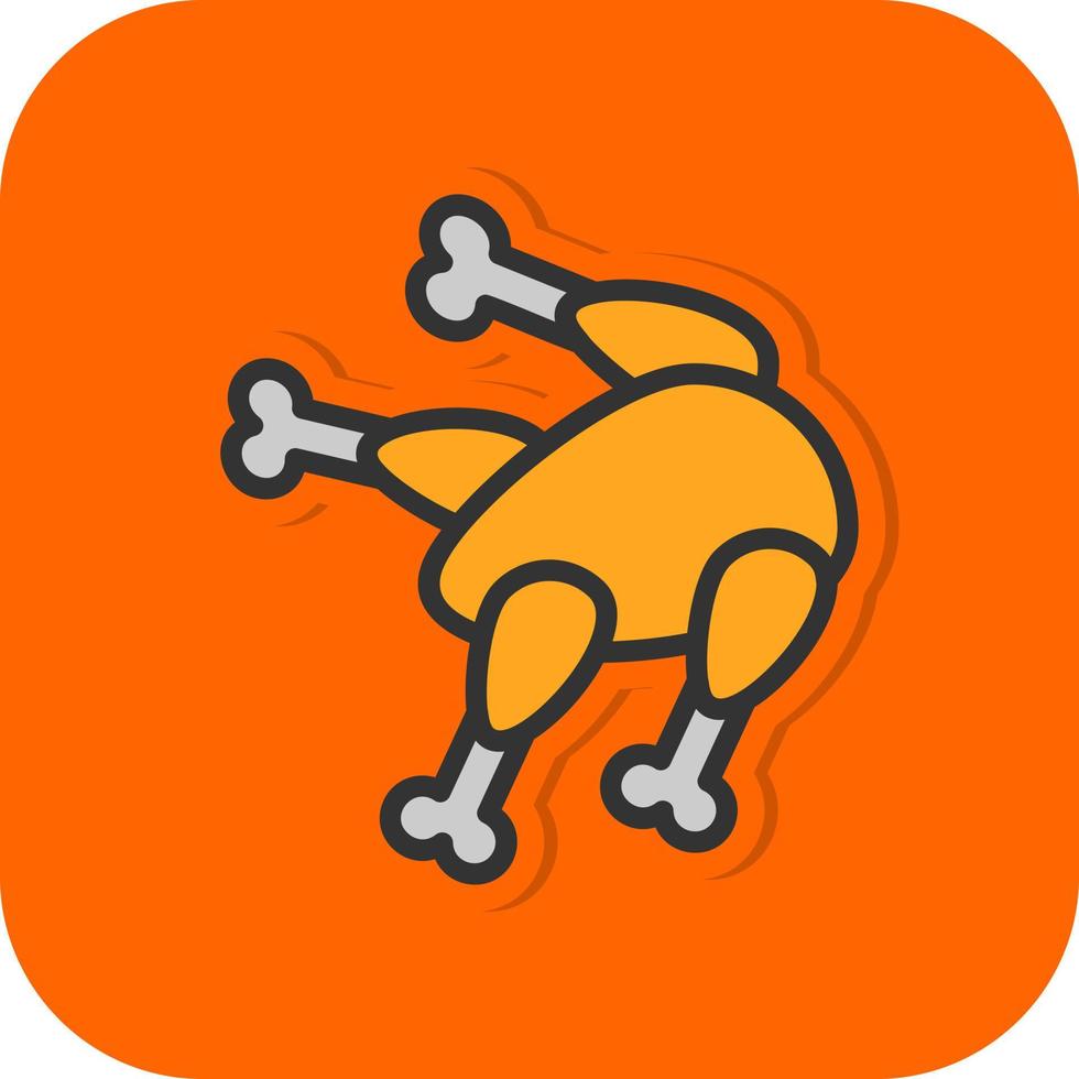 Chicken Vector Icon Design