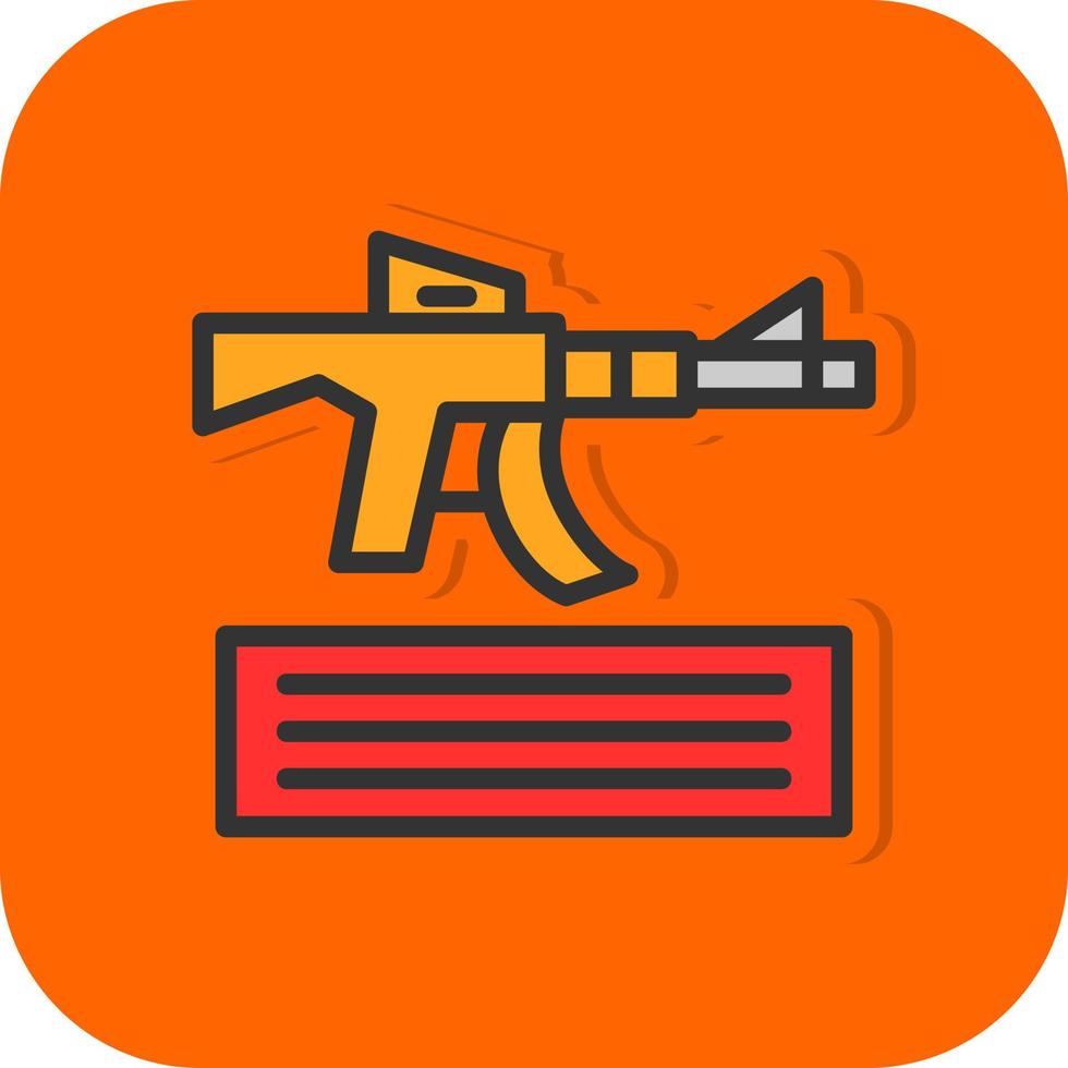 Knocked Out Vector Icon Design