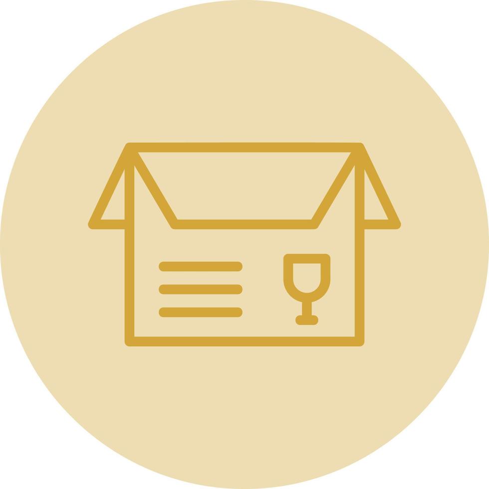 Open Box Vector Icon Design