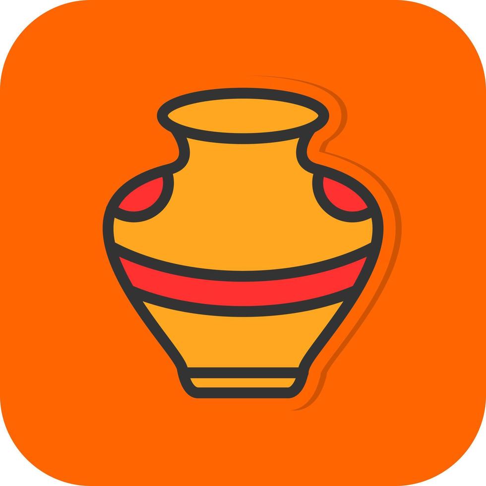 Pottery Vector Icon Design