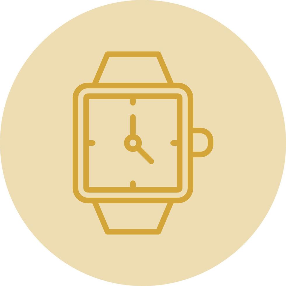 diseño de icono de vector de reloj de pulsera