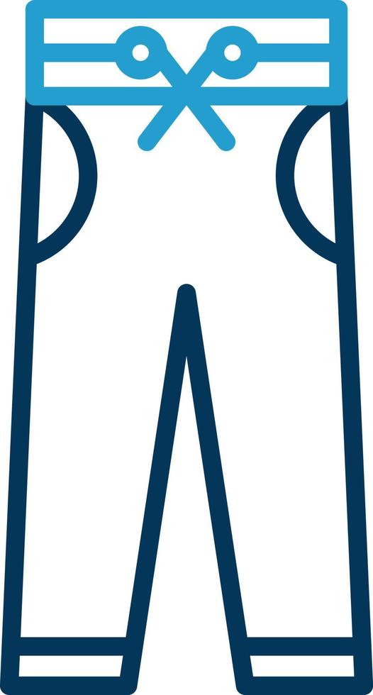 diseño de icono de vector de pantalones