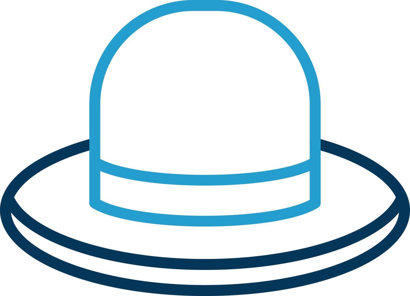 diseño de icono de vector de sombrero