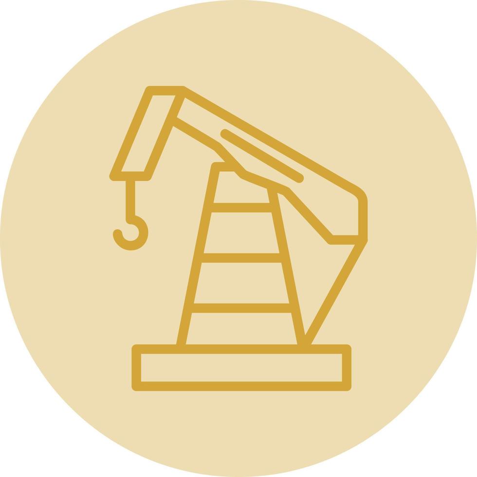 Oil Pump Vector Icon Design