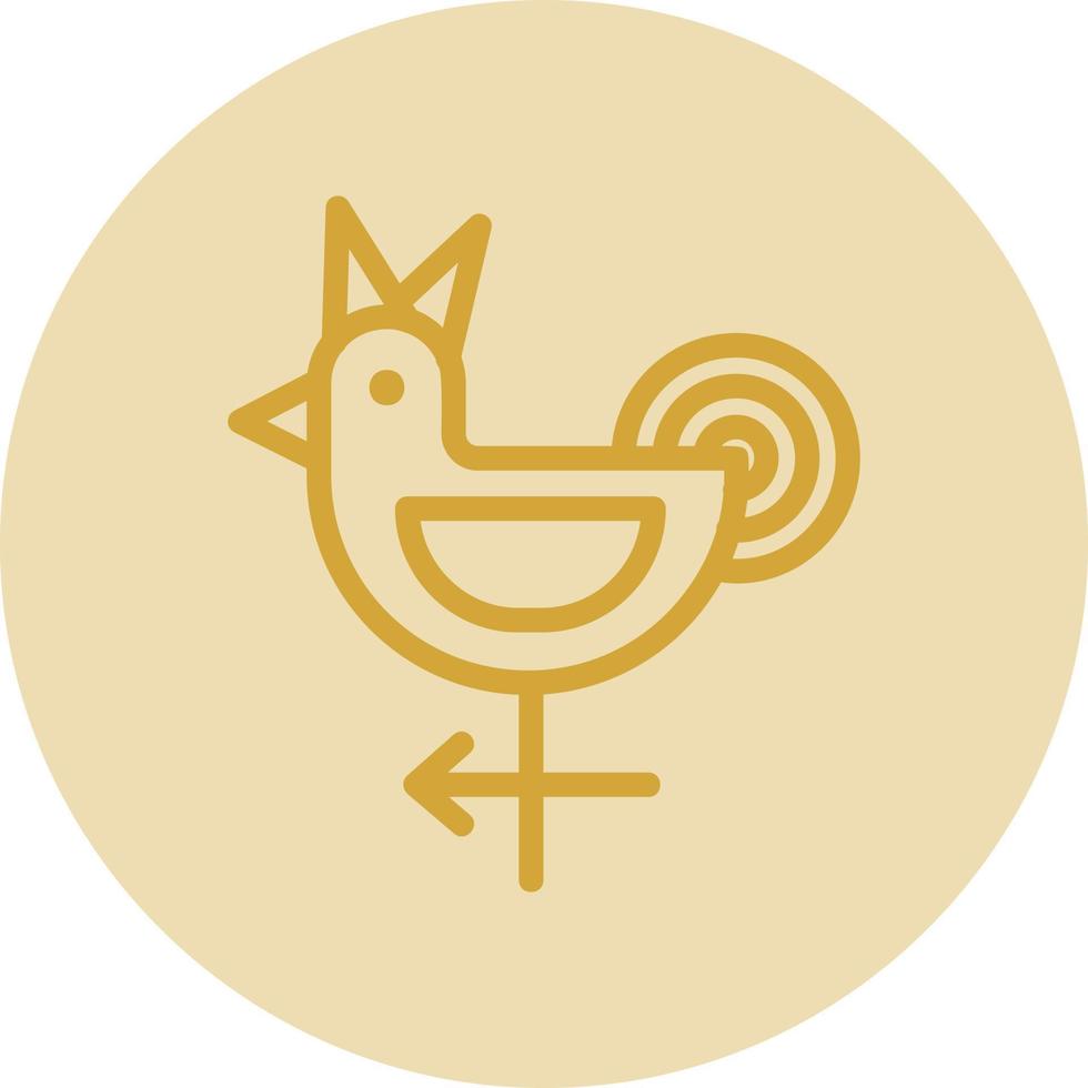 Weather Vane Vector Icon Design