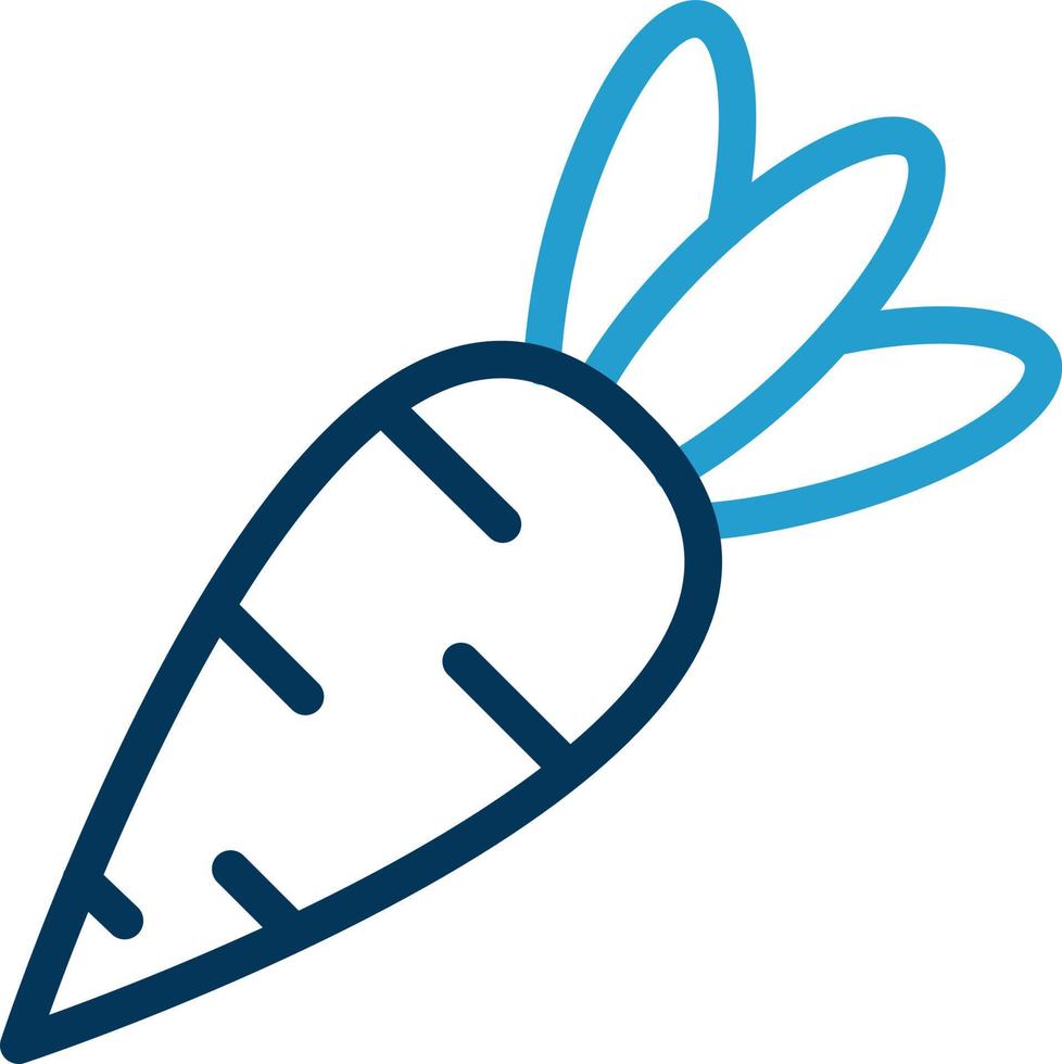 Carrots Vector Icon Design
