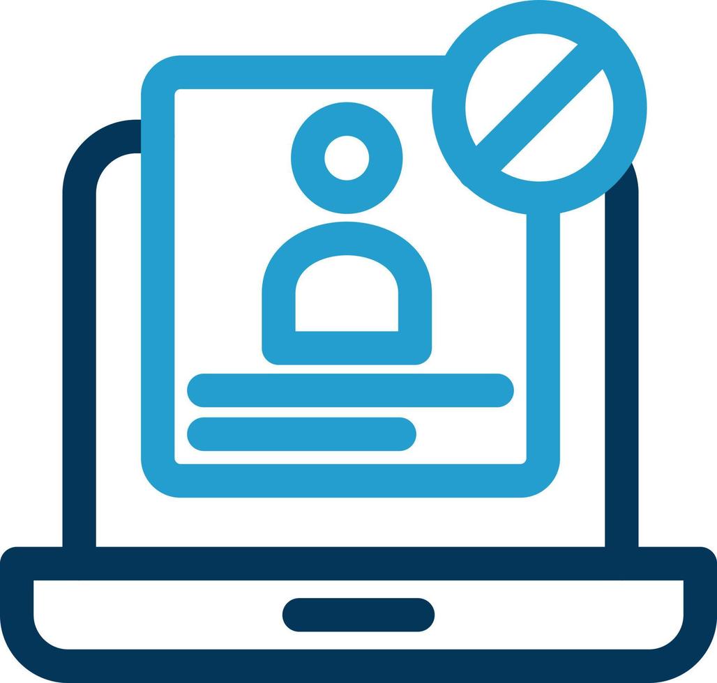 Unauthorized Vector Icon Design