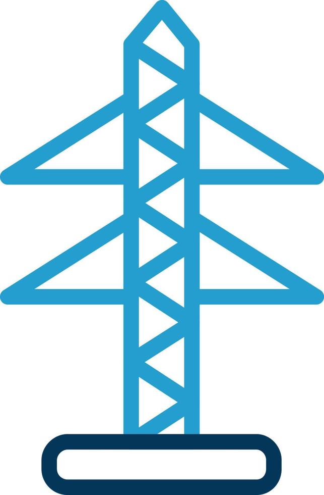 diseño de icono de vector de torre eléctrica