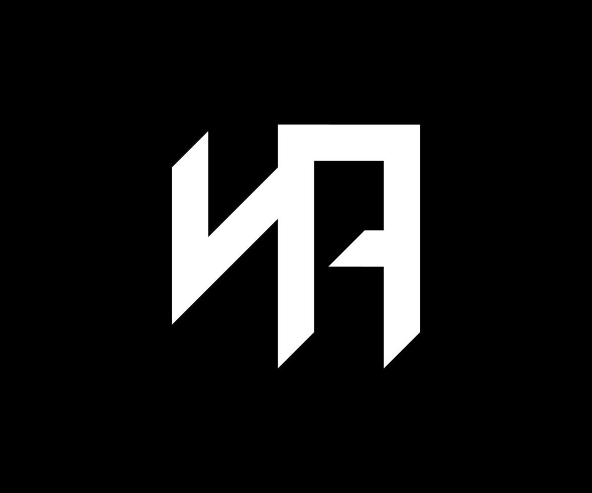 n / A resumen letras logo monograma. n / A elegante y profesional letra icono diseño. n / A letra logo diseño icono vector símbolo