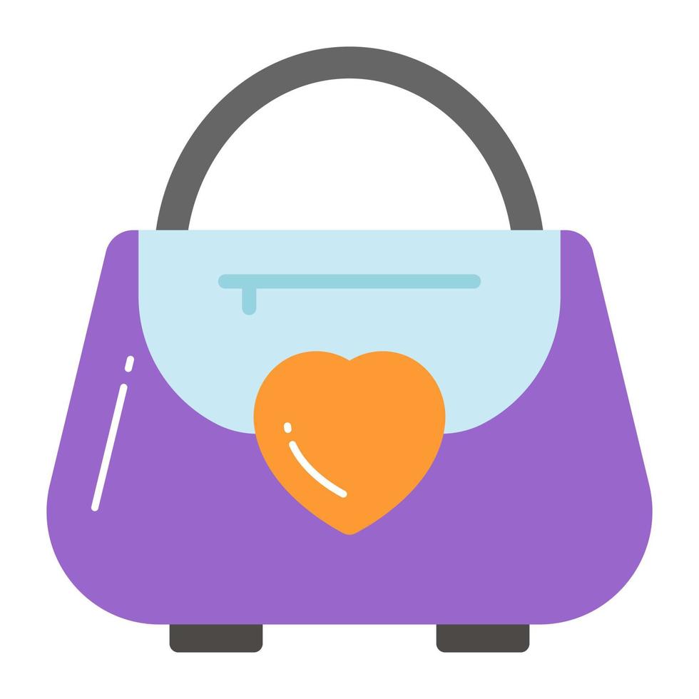 Well designed vector icon of hand bag, fashion and beauty