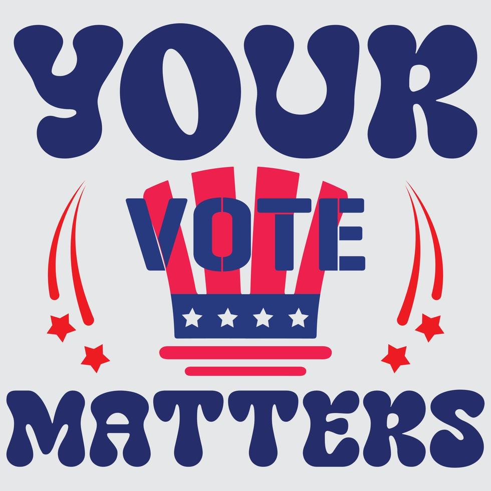 Your vote matters vector