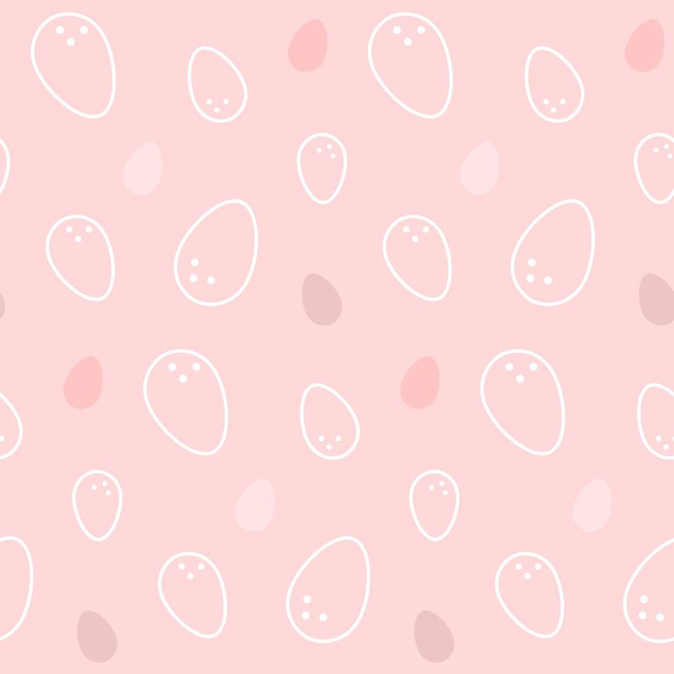 Happy easter seamless pattern vector