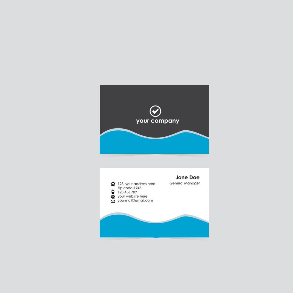 A business card vector