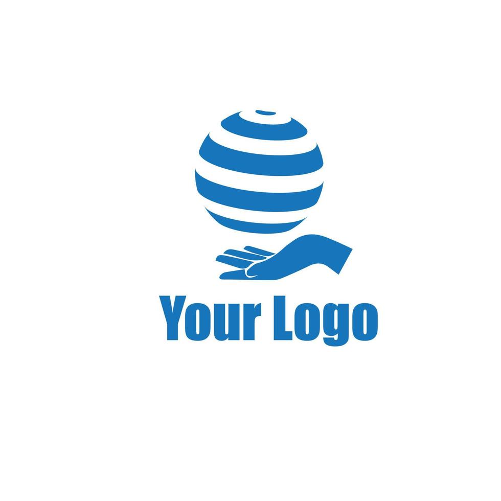 Blue care logo vector