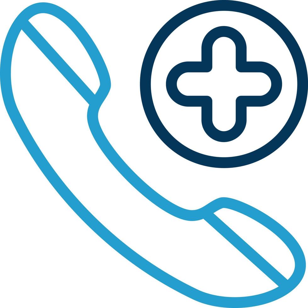 Emergency Cal Vector Icon Design