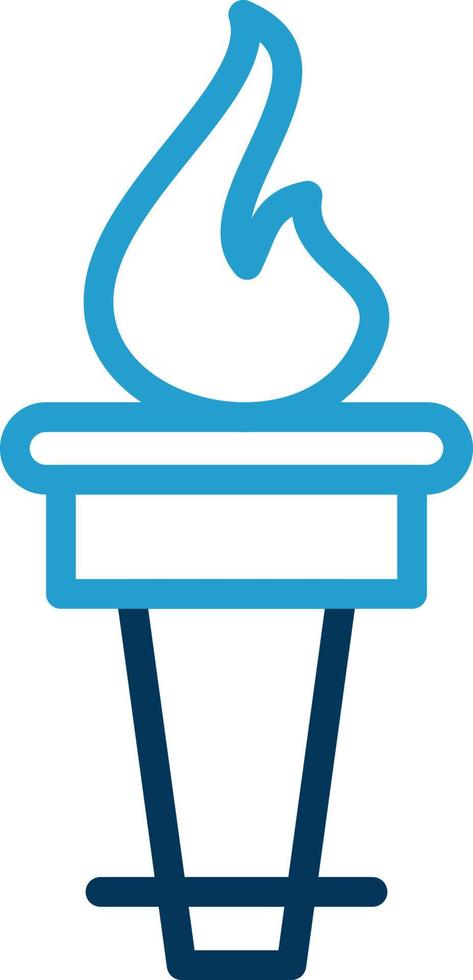 Torch Vector Icon Design