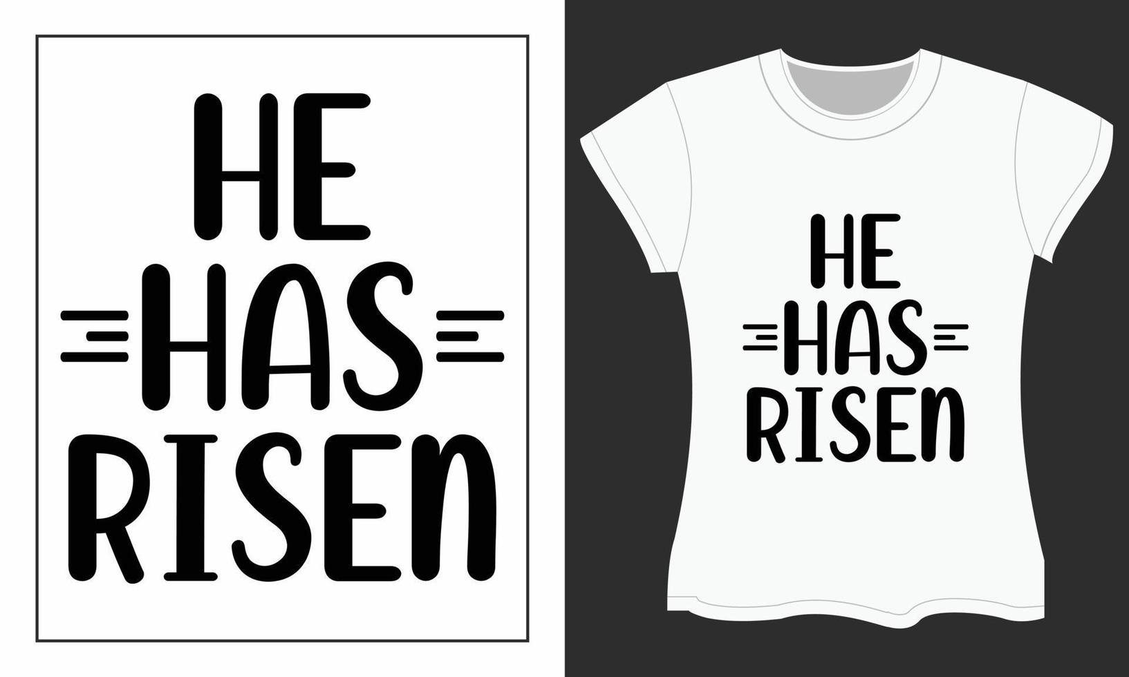 Easter day SVG craft design, He has risen vector