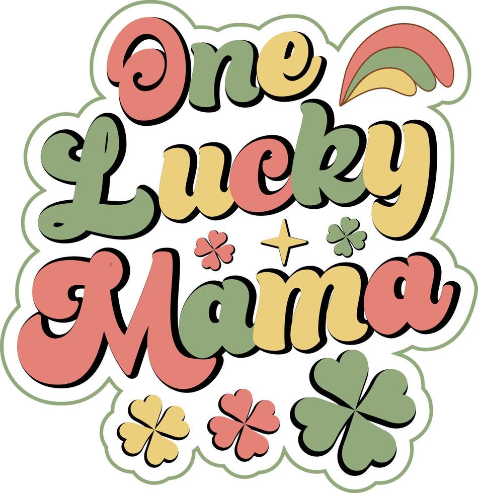 St. Patrick's Day Sublimation design. vector