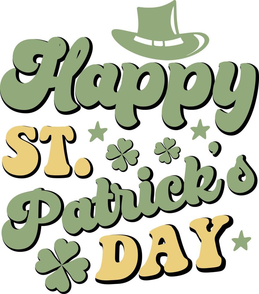 St. Patrick's Day Sublimation design. vector