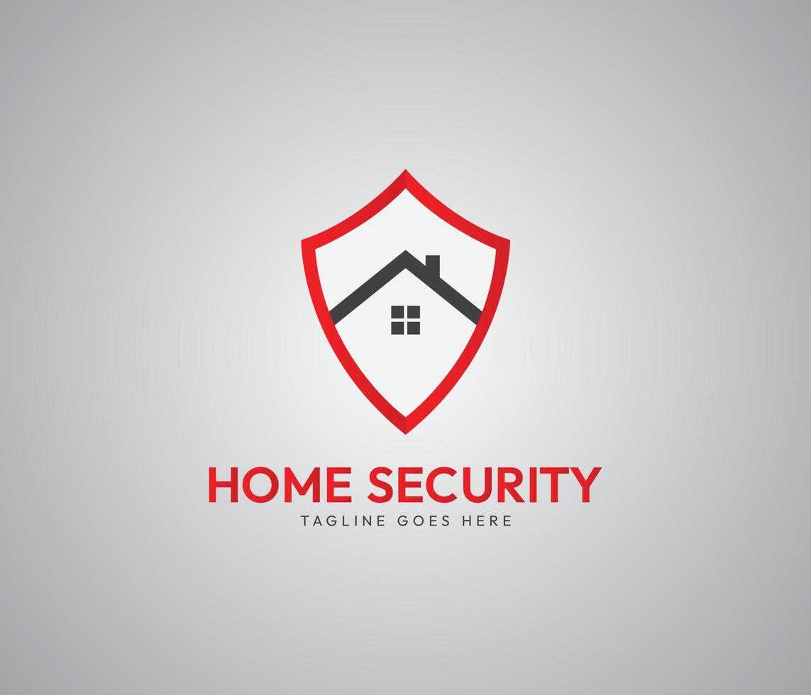 hogar seguridad logo, proteger logo modelo vector diseño