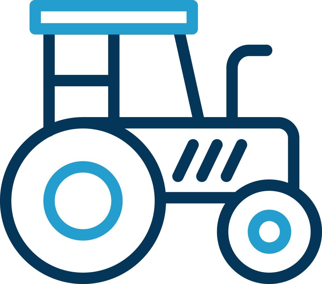 Tractor Vector Icon Design