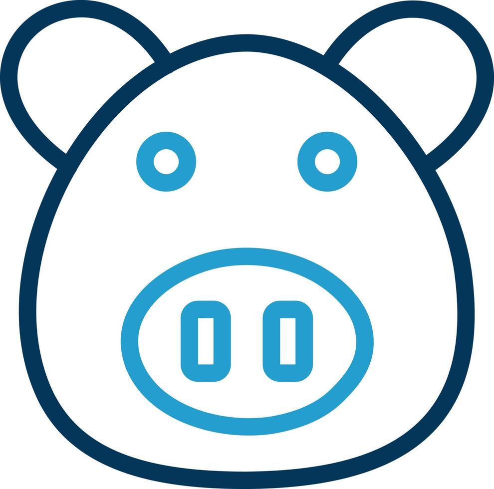 Pig Vector Icon Design