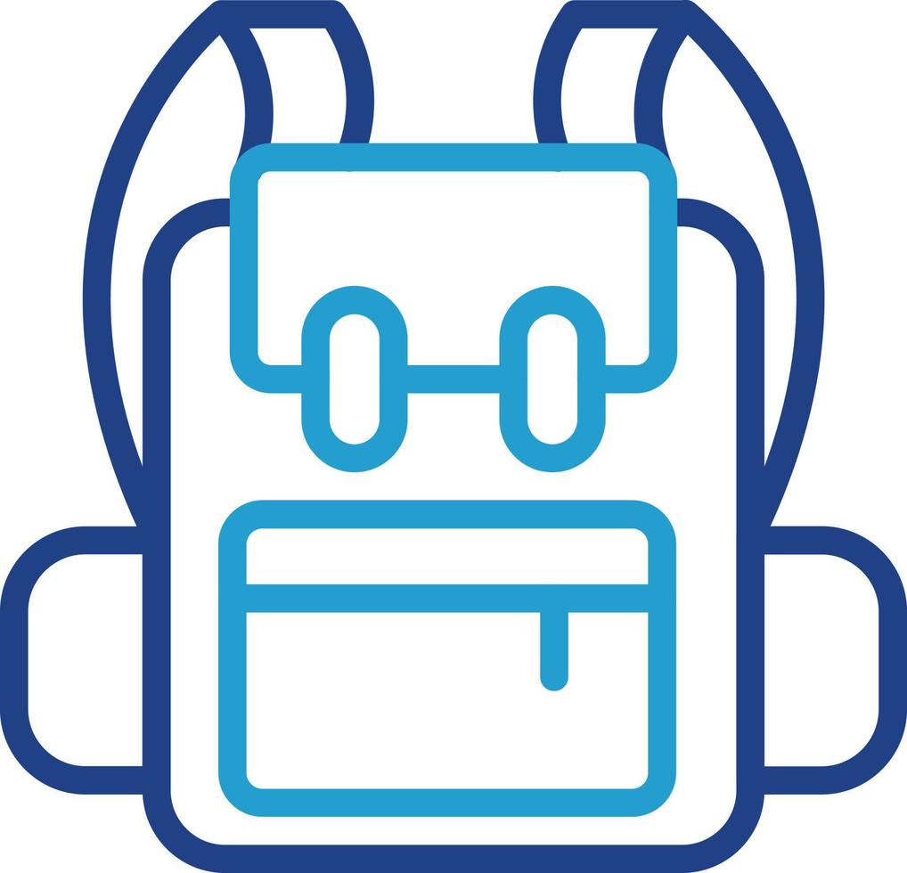 Backpack Vector Icon Design