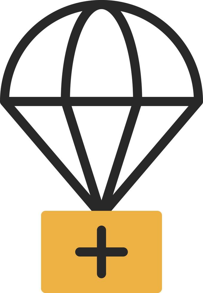 Airdrop Vector Icon Design