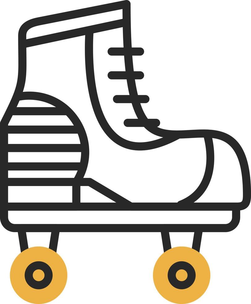 Roller Skate Vector Icon Design