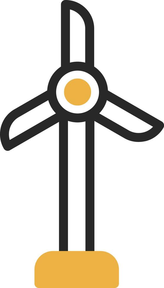 Wind Turbine Vector Icon Design