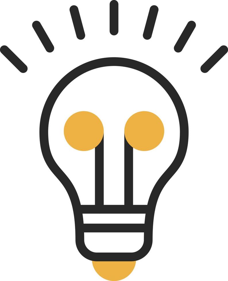 Light Bulb Vector Icon Design