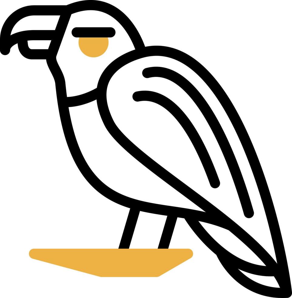 guacamayo vector icono diseño