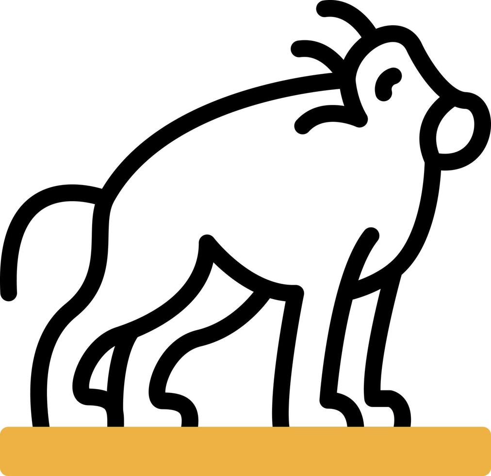 Orangutan Vector Icon Design