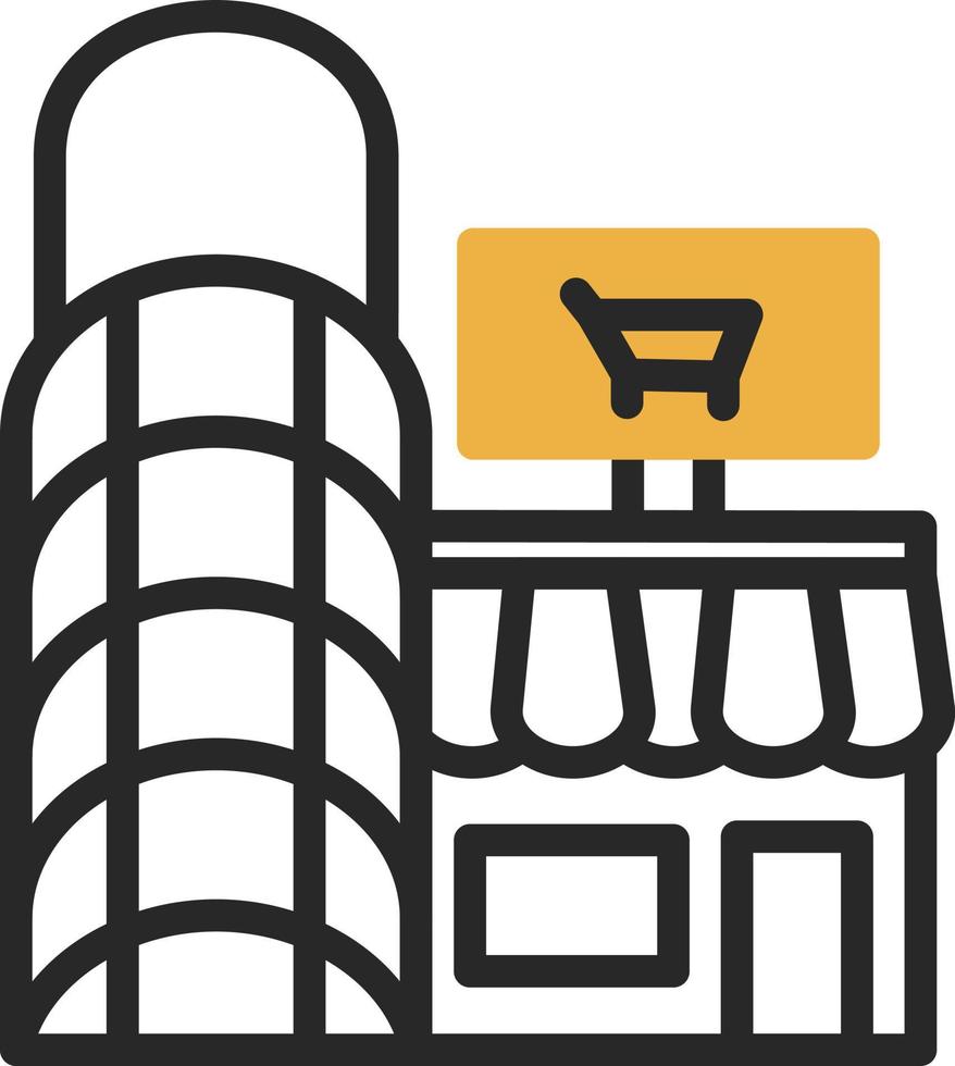 diseño de icono de vector de tienda de compras