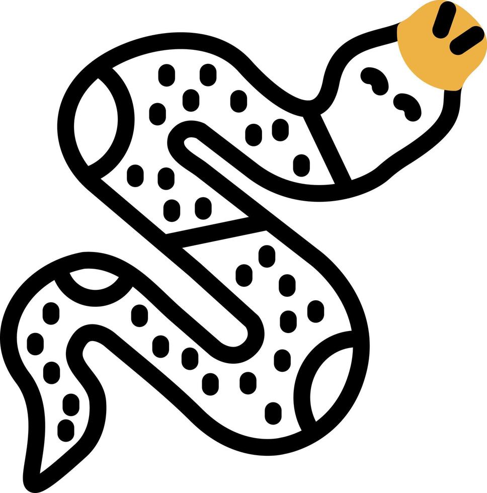 diseño de icono de vector de serpiente