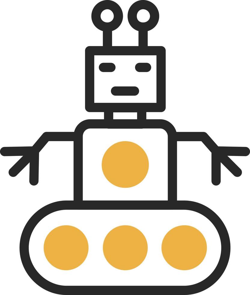 diseño de icono de vector de brazo de robot