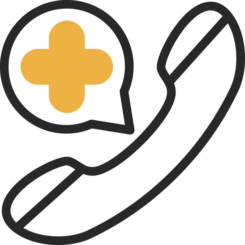 Emergency Call Vector Icon Design