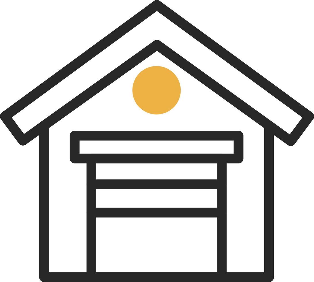 Warehouse Vector Icon Design