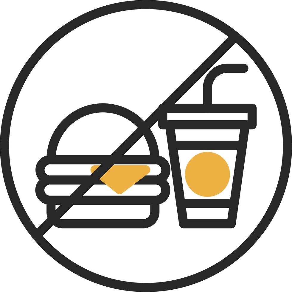 No Food Vector Icon Design