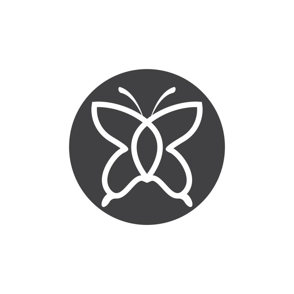 Beauty Butterfly icon design vector