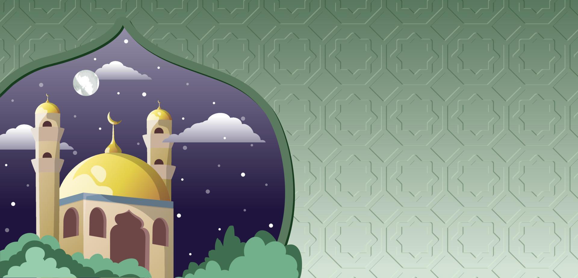 RAMADHAN KAREEM ISLAMIC BACKGROUND. vector