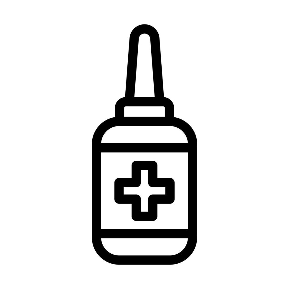 Nasal Spray Icon Design vector