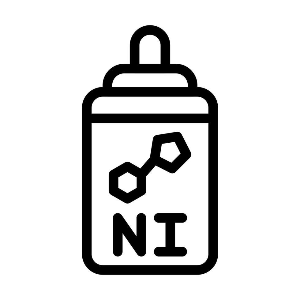 Nicotine Icon Design vector