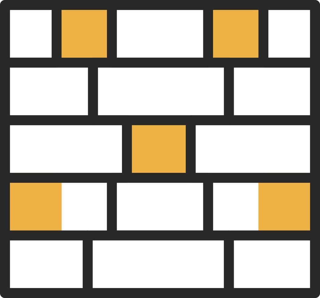 Brick Wall Vector Icon Design