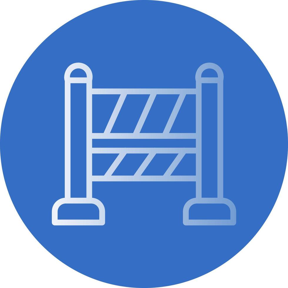 Road Block Vector Icon Design