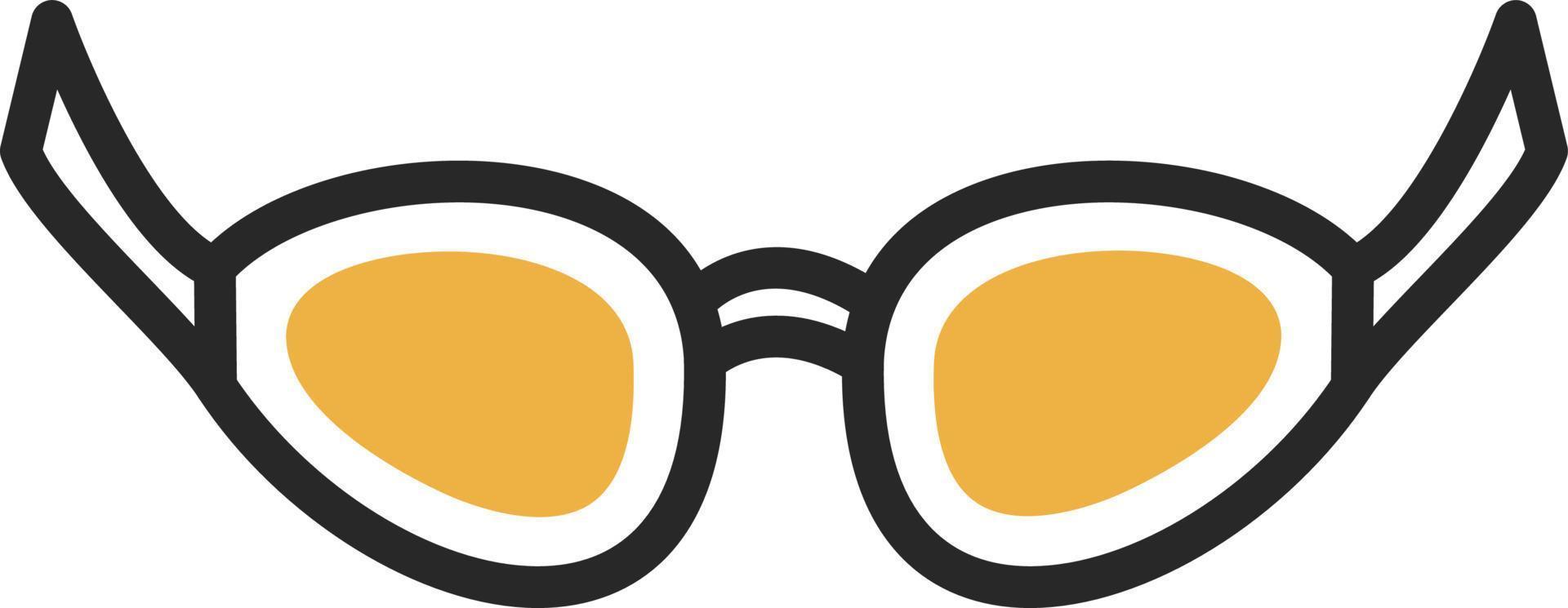 Swimming Glasses Vector Icon Design