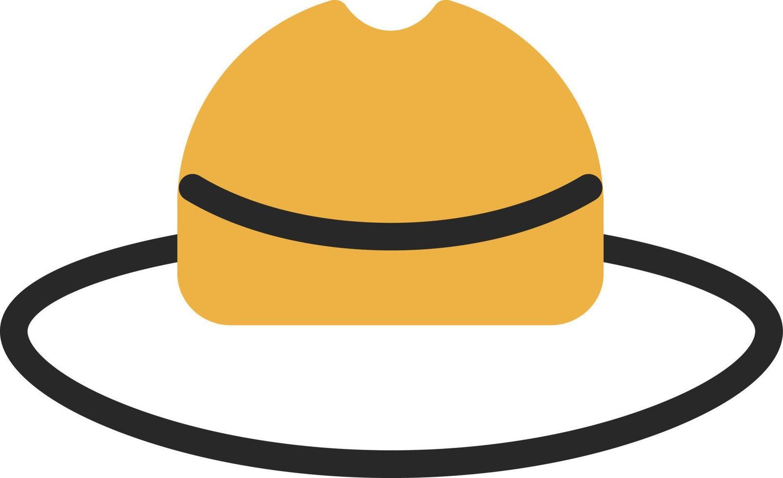 diseño de icono de vector de sombrero