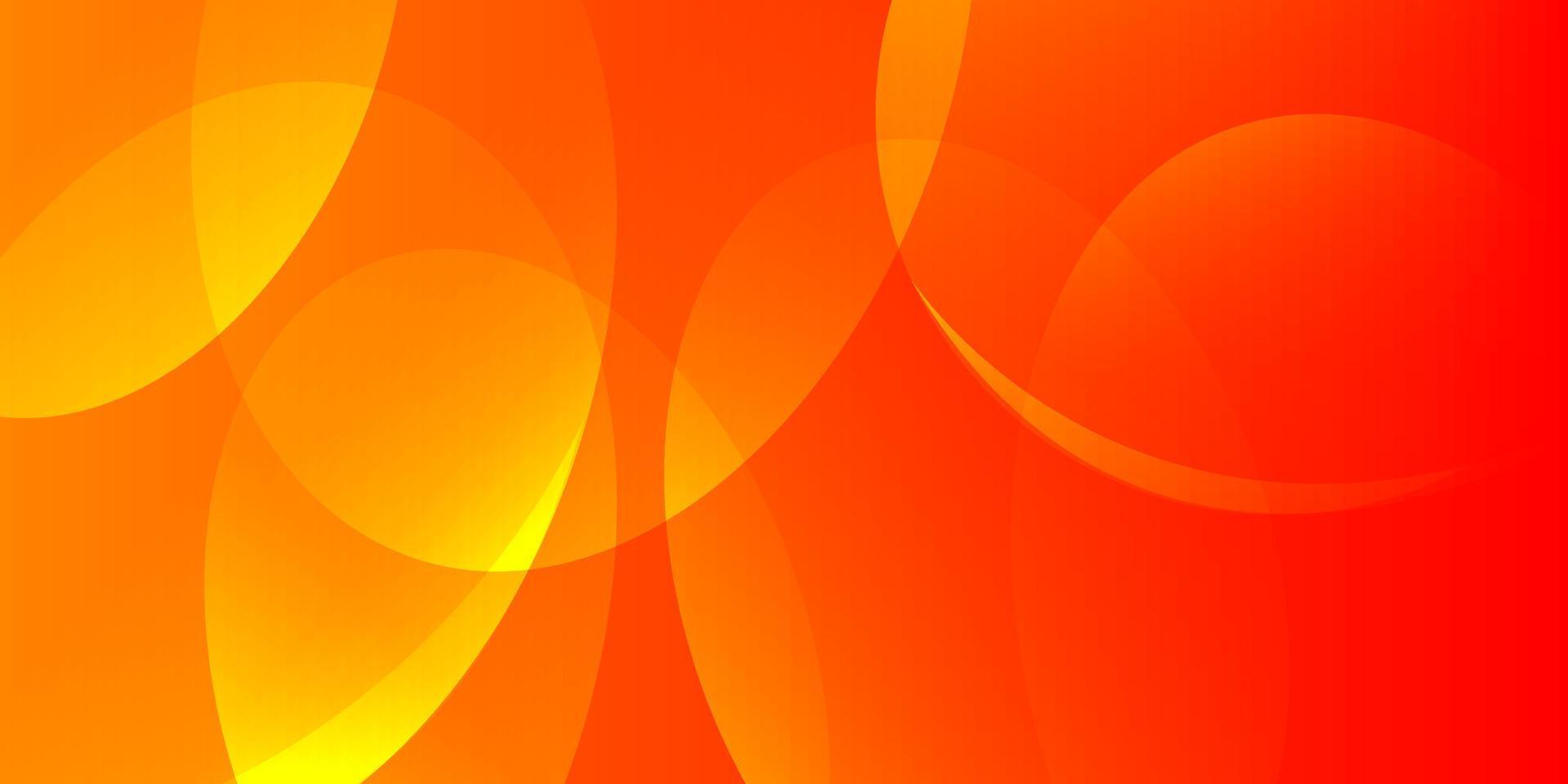 Gradient Orange waves background vector. Fluid gradient shapes composition vector